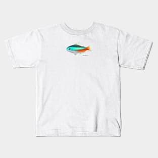 Neon Tetra Fish Kids T-Shirt
